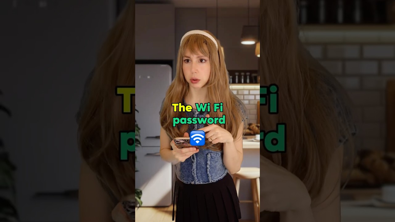 Asking Mom for Wi-Fi Password 😂