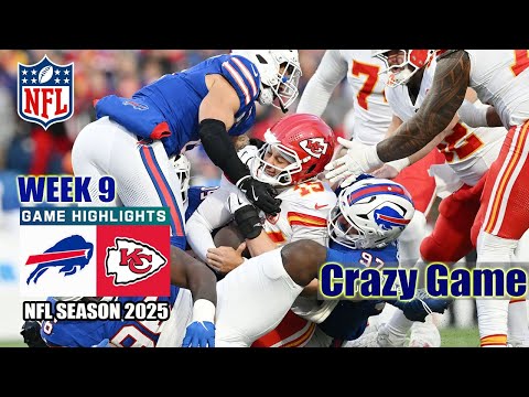 Chiefs Vs. Bills Week 9 | FULL GAME | NFL Highlights | NFL Season 2025