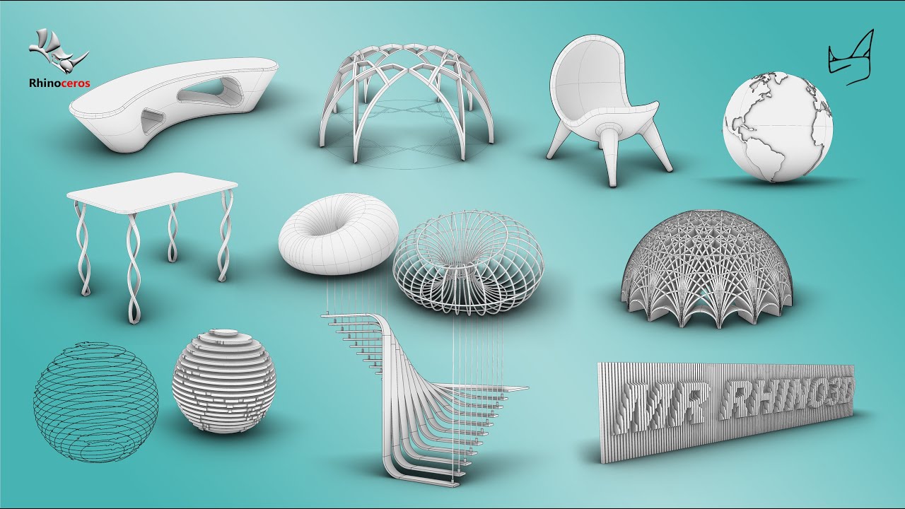 10 Top 10 Rhino 3D Models for Beginners 📐