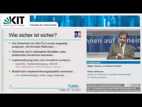 Cryptography - Magic, Science, or Science Fiction?