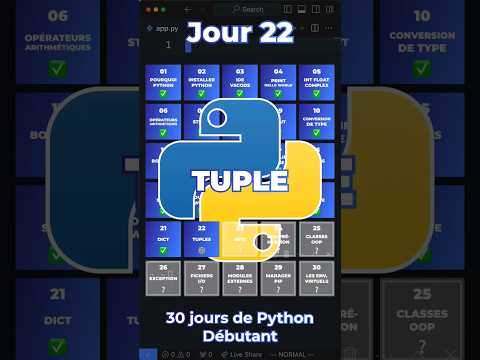 Les tuples - Jour 22 des 30 Jours de Python Débutant