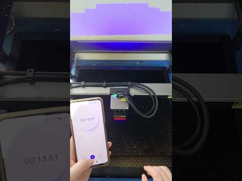 #laserengraving an #envelope #necklace as a gift using our #crealityfalcon2  22W! #crealityfalcon