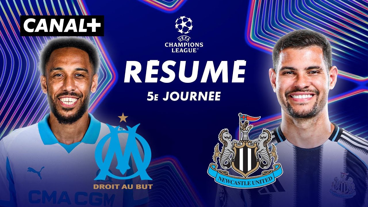 Résumé Marseille / Newcastle - Ligue des Champions 2025-26