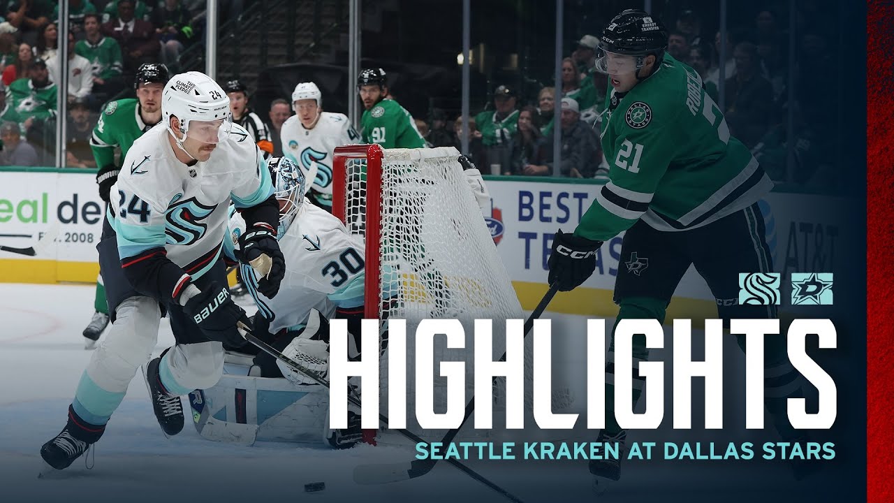Seattle Kraken vs Dallas Stars | 11/9 Highlights 🏒