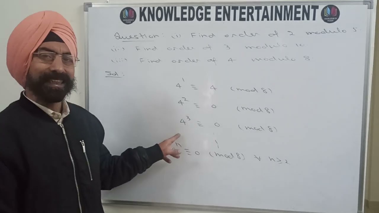 Number Theory: Primitive Roots and Indices (Part 1)