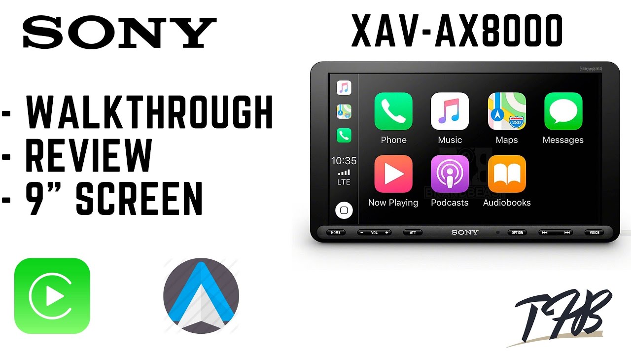 Sony XAV-AX8000 Review & Walkthrough 🚗