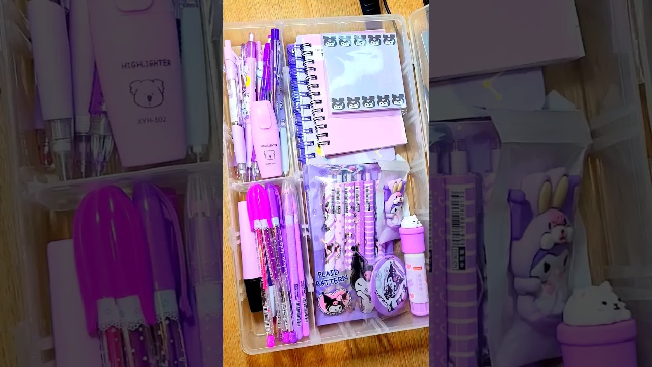 Back to School Shopping Challenge: Buying Everything in One Color! 🔮💜