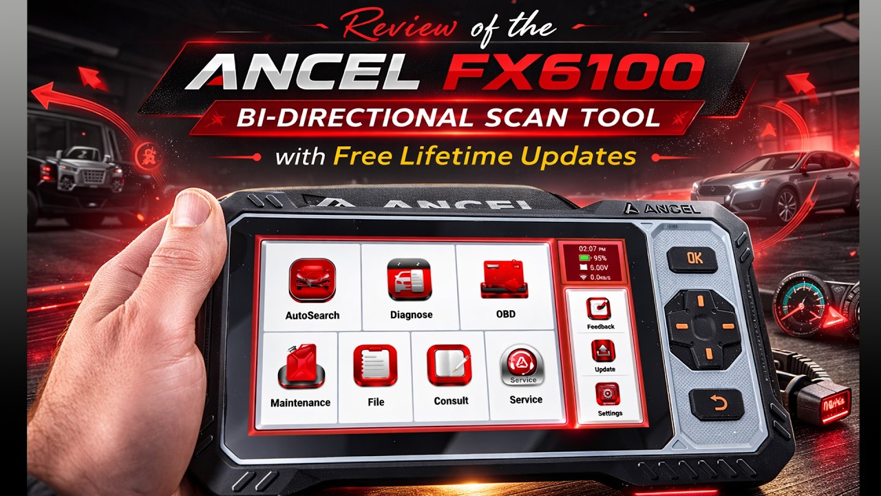 Ancel FX6100 Bi-Directional Scan Tool Review 🔧