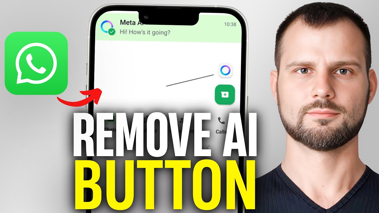 Remove Meta AI Button in WhatsApp (iPhone & Android) ✅