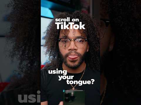 You can scroll using your tongue?! iOS 26