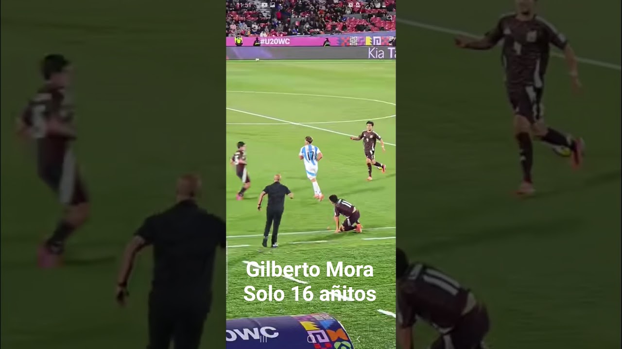 Mexicano Gilberto Mora Brilla en Mundial Sub-20 ⚽