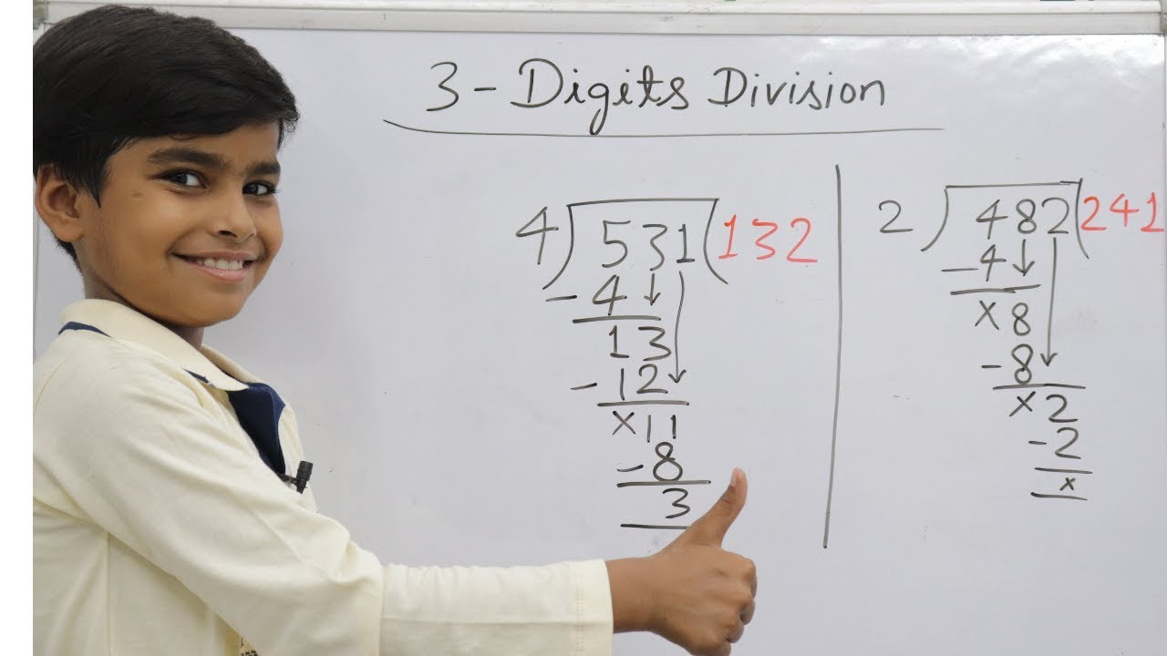 Basic Division for Kids: 3-Digit Division Rules 📚