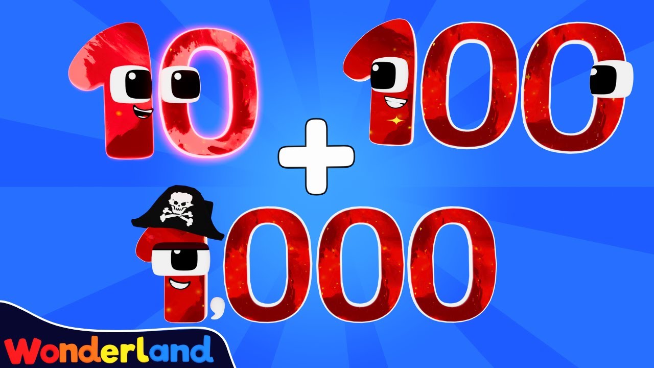 Wonderland: Count to 1,000! | Learn to Count | 10's & 100's