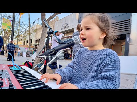Imagine - John Lennon | 4-Year-Old SINGER AMAZED People