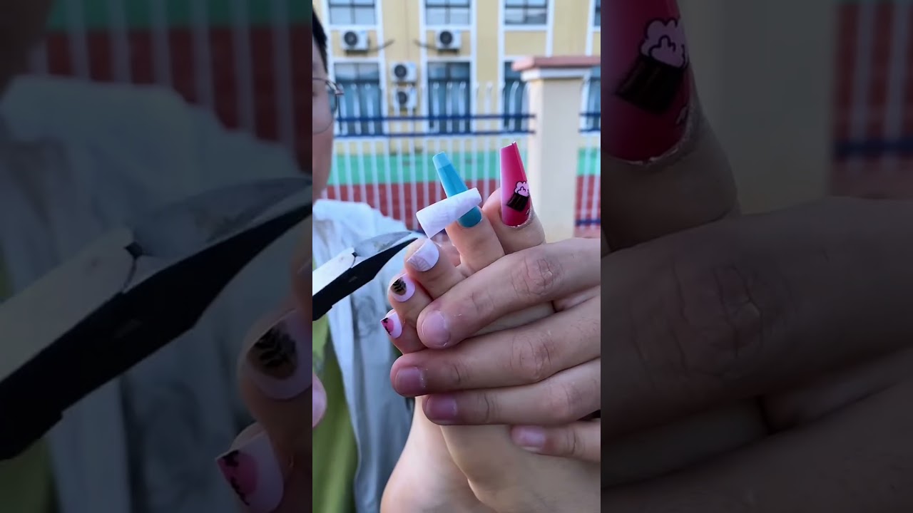 Nail Cutter Mishap! 😂✂️ | #shorts