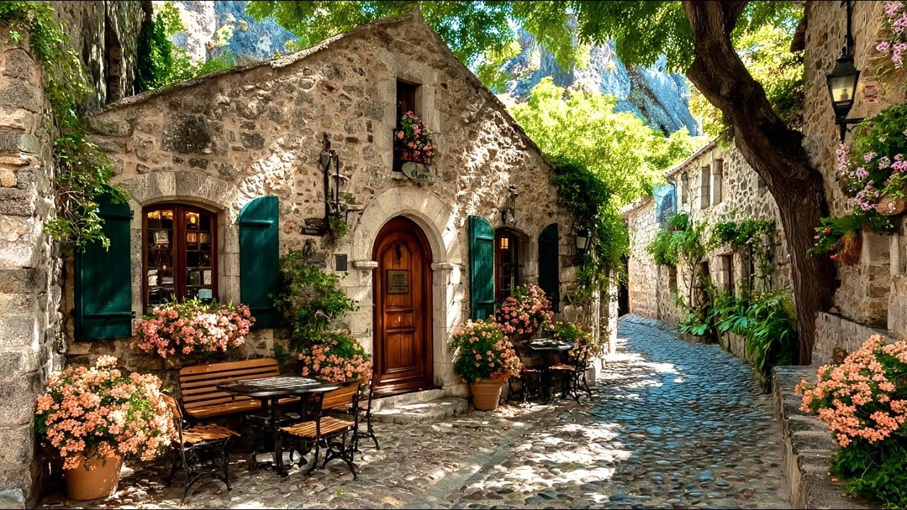 LAKE COMO, ITALY — SPECTACULAR CLOUDY MOOD & LAKESIDE PROMENADE WALKING TOUR 4K HDR