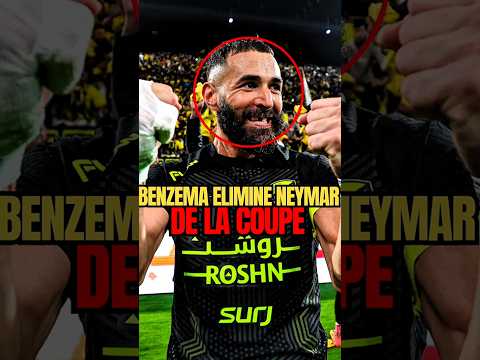 Karim Benzema a éliminé l'équipe de Neymar avant de montrer son amour pour le Real 🤩🔥 #football