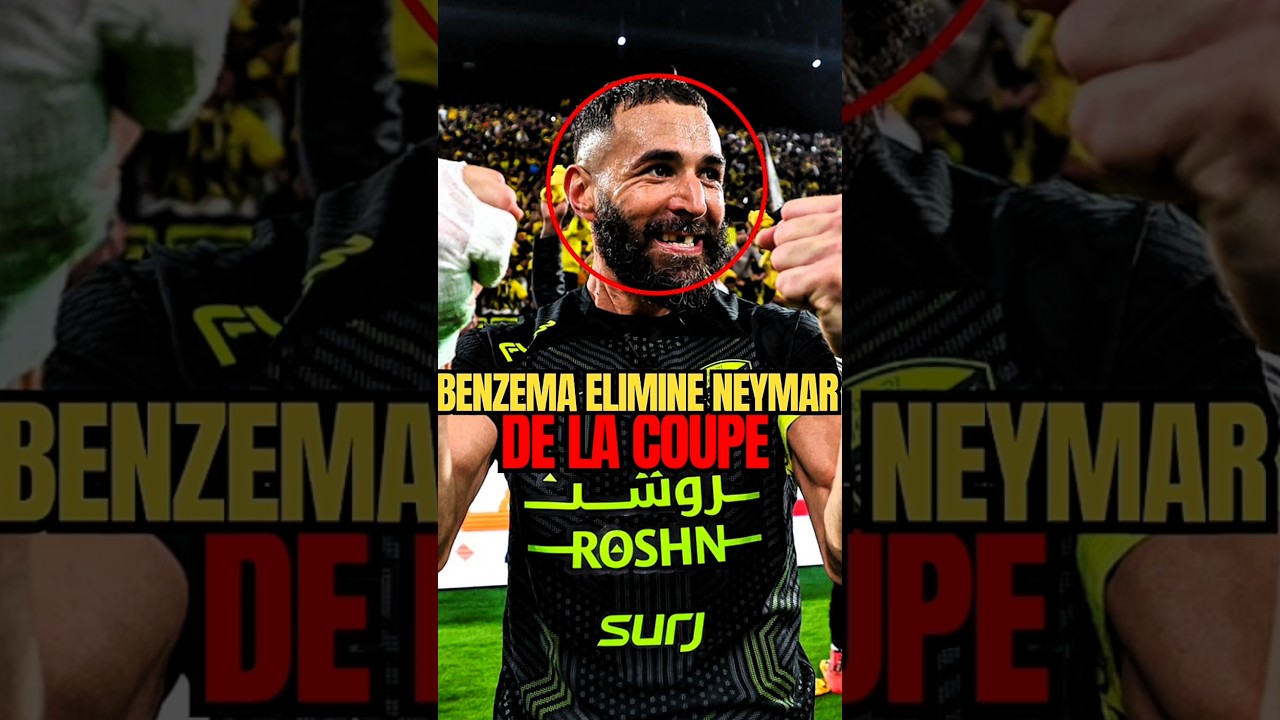 Karim Benzema élimine Neymar et célèbre son amour pour le Real Madrid ⚽