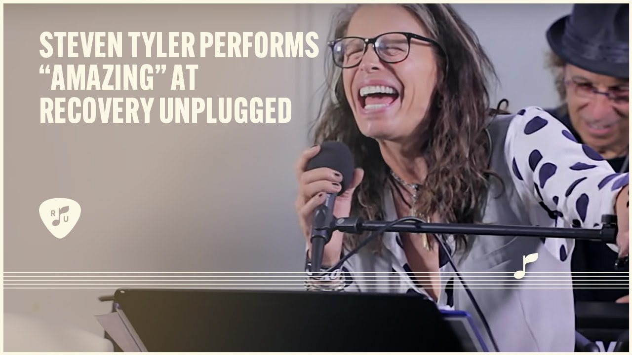 Steven Tyler Rocks the Stage with 'Amazing' at Recovery Unplugged 🎤