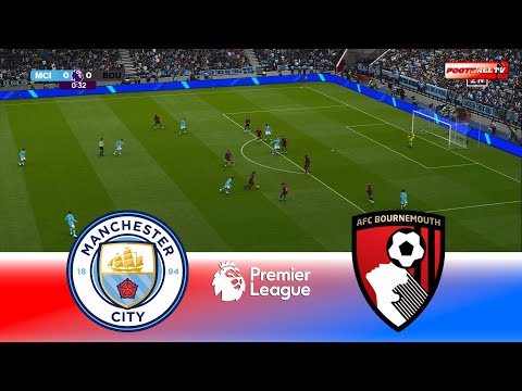Manchester City vs Bournemouth - Premier League 25/26 | Full Match All Goals | Pes 21 Gameplay