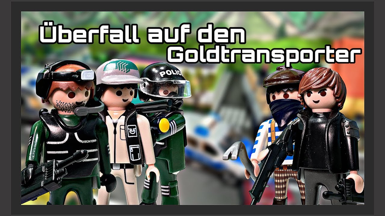 Playmobil-Überfall auf Goldtransporter 🚓