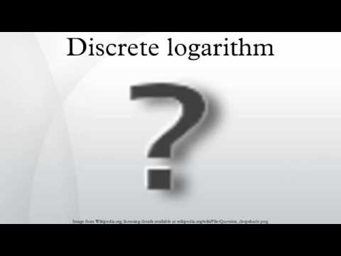 Discrete logarithm
