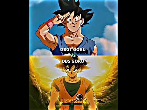 DBGT Goku vs DBS Goku