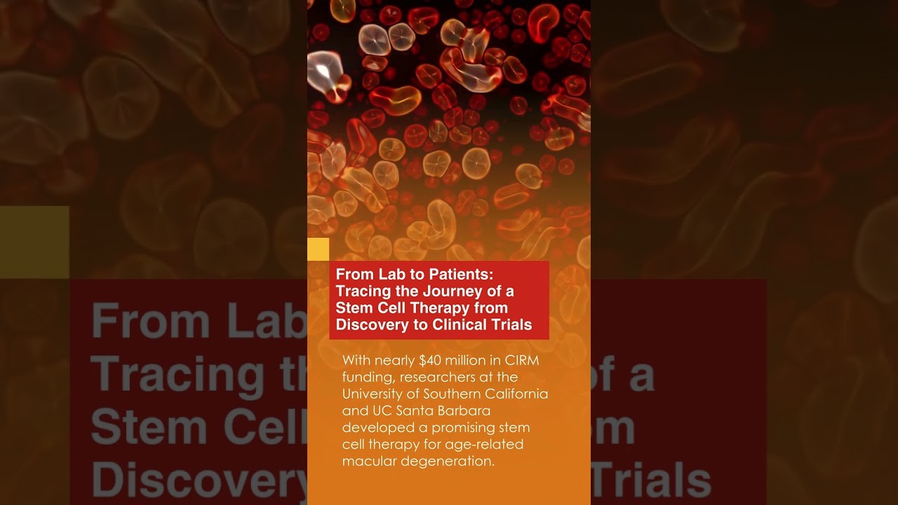 20 Years of CIRM Support for AMD Therapies 🌟