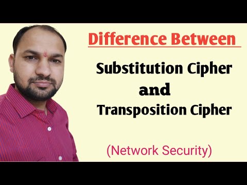 Difference between Substitution Cipher and Transposition Cipher | Network Security Explain..