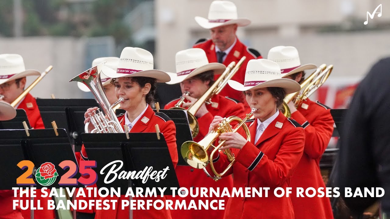 Salvation Army Band at 2025 Rose Parade ๐บ