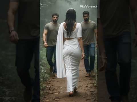 🌧️✨ Grace in the Rain | A Mysterious Beauty in Saree #CinematicVibes#💫 #DigitalArt #HyperRealistic