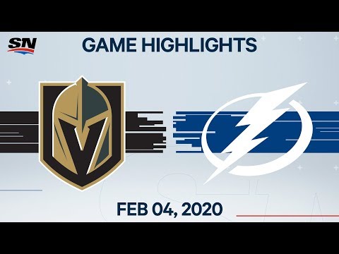 NHL Highlights | Golden Knights vs Lightning โ Feb. 4, 2020