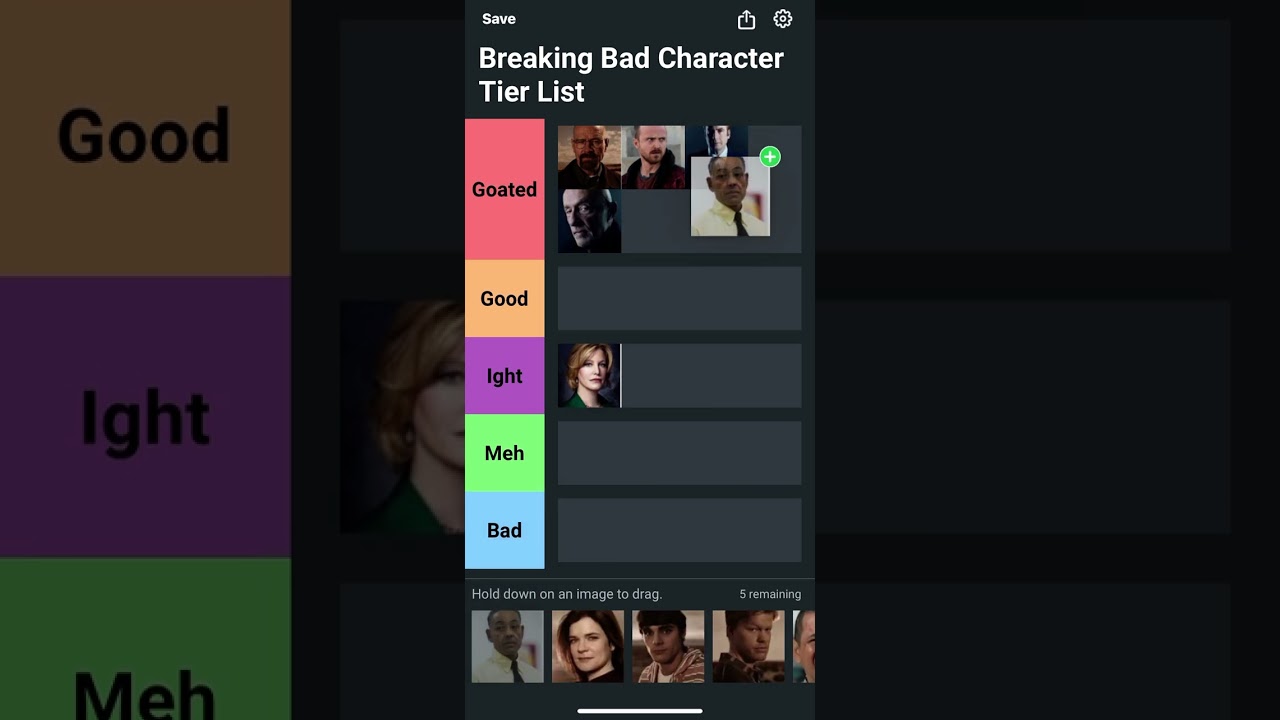 Breaking Bad Characters Tier List