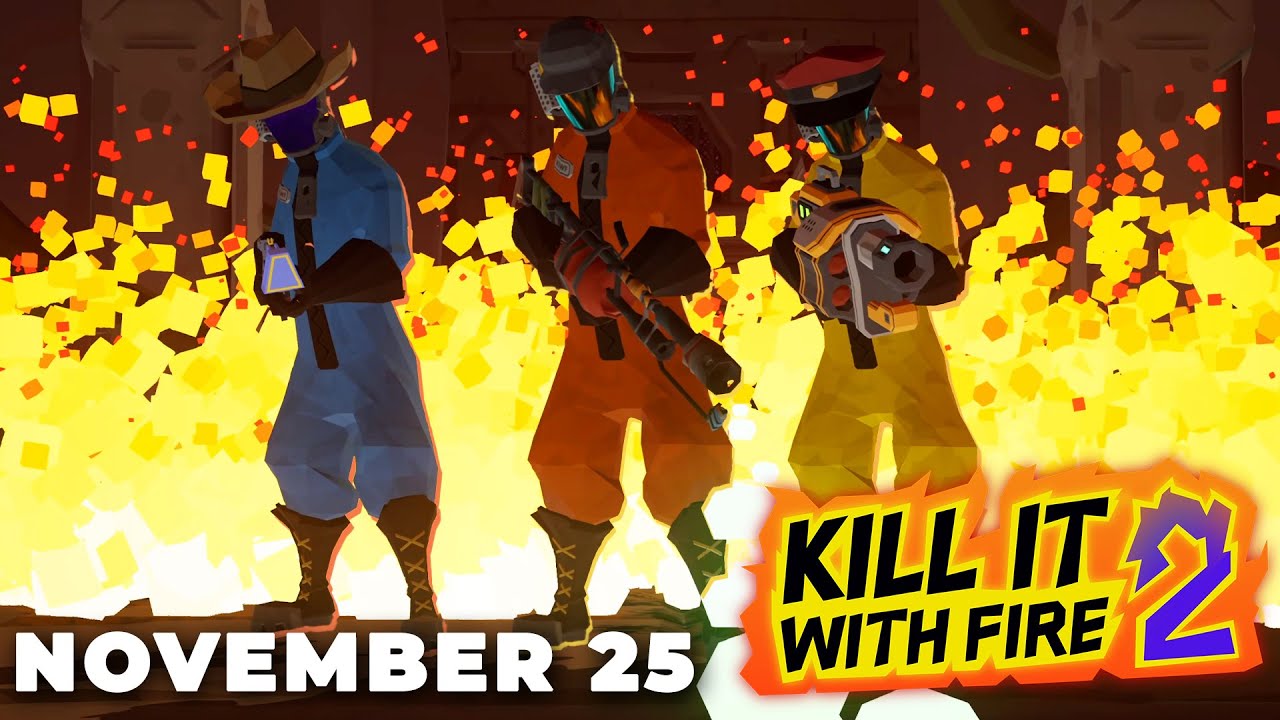 Kill It With Fire 2 & 1.0 Console Release Date Revealed