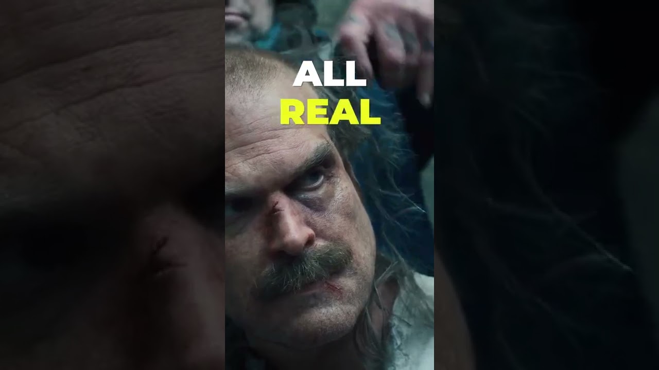 David Harbour Shaves Head for Stranger Things Scene