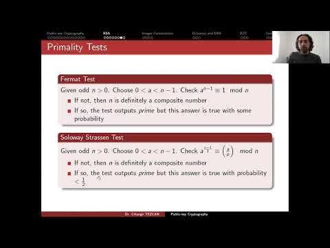 Applied Cryptology 12.5: Primality Testing