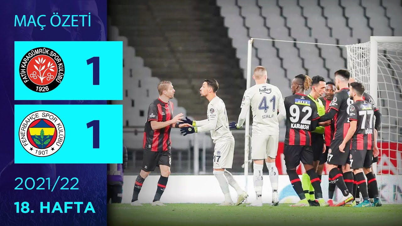 Fatih Karagümrük vs Fenerbahçe: 1-1 Beraberlik ⚽