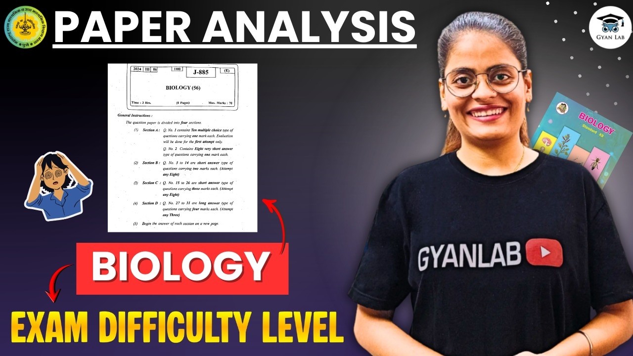 Biology 2026 Paper Analysis & Difficulty Level | Gyanlab