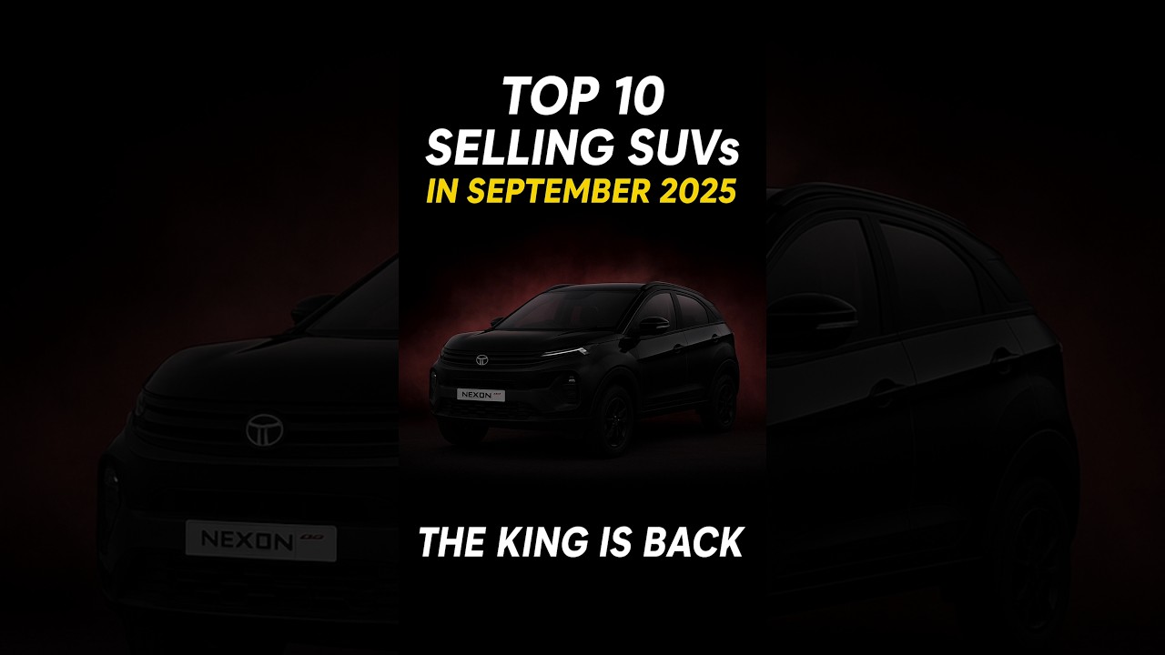 India's Top 10 Selling SUVs - Sept 2025 🚗