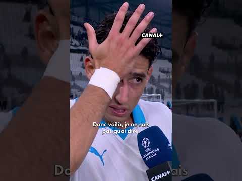 Aguerd réagit à l'arbitrage contre Atalanta 😬 #ucl #om #aguerd #atalanta