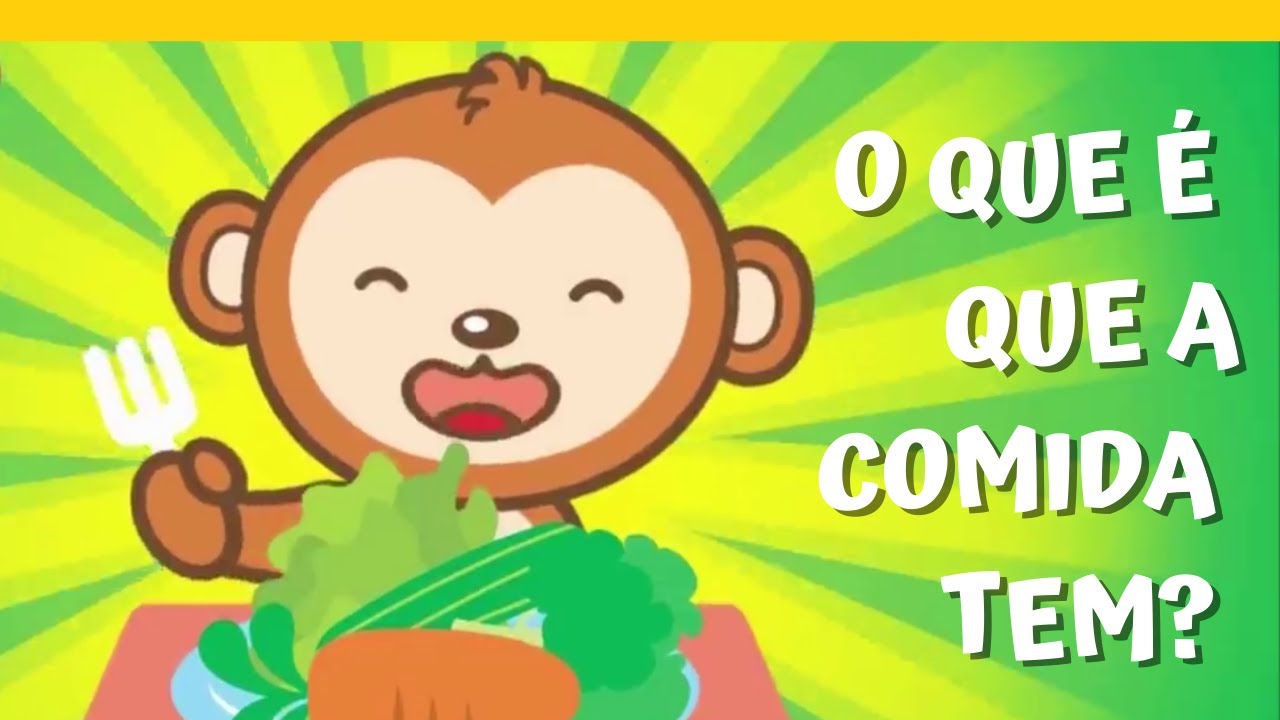 O que é que a comida tem? | Música Infantil Educativa sobre Alimentação Saudável | Animazoo Kids