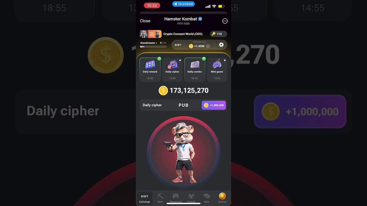 🔥 Unlock Today's Hamster Kombat Cipher Code – August 11! #NFT #Airdrops