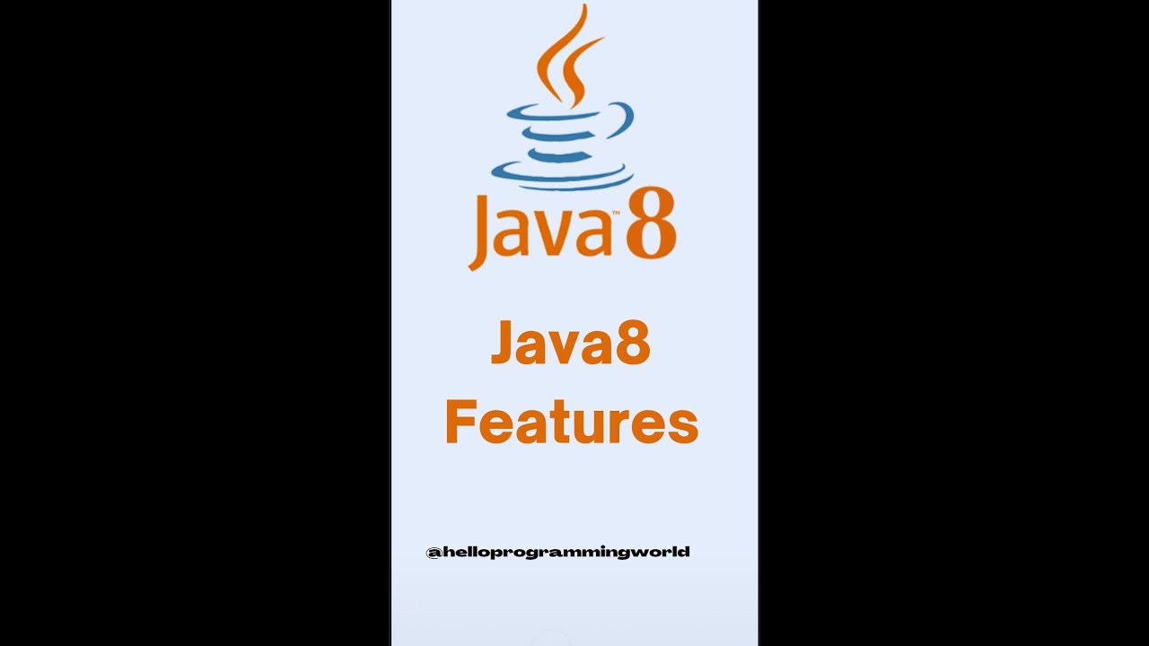 Java 8 New Features Overview