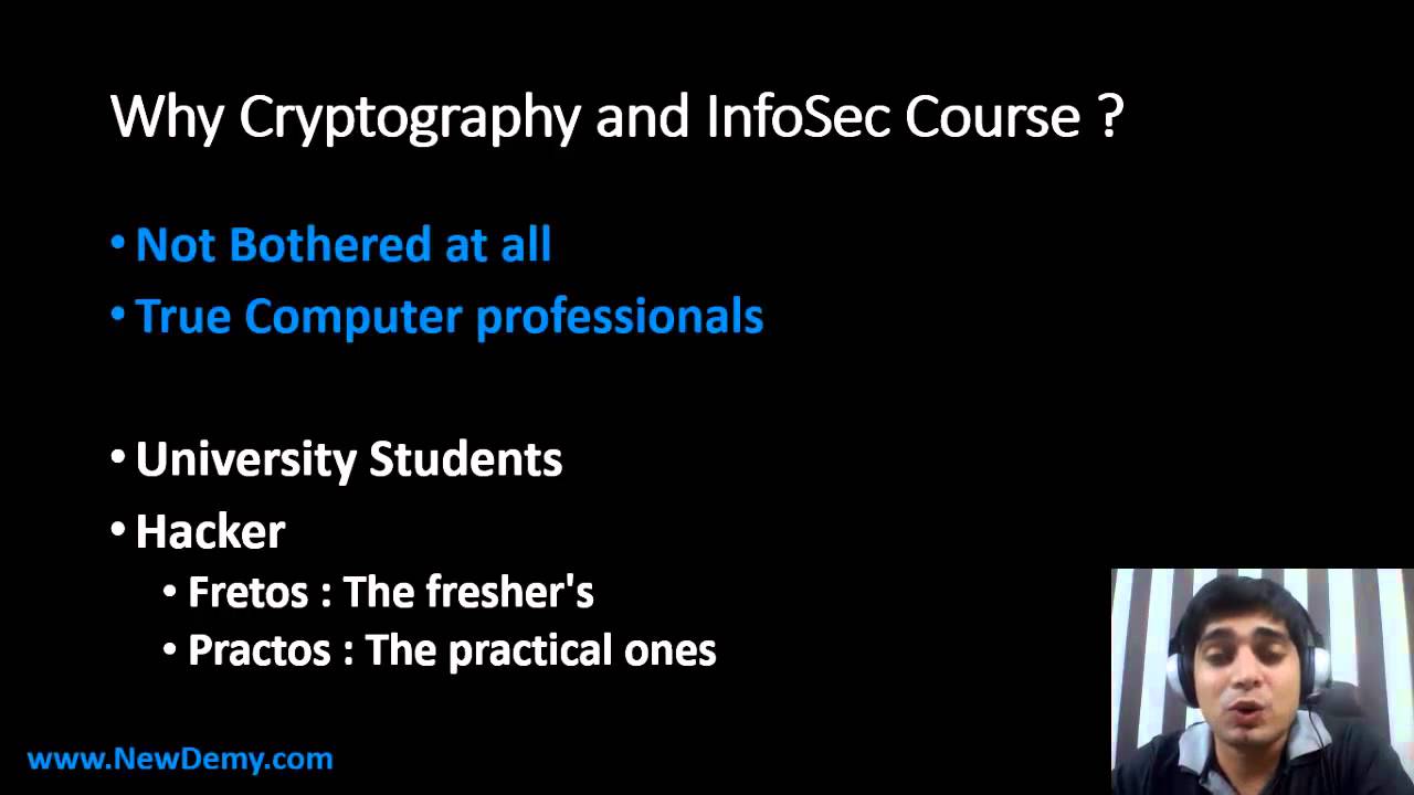 Why Take a Cryptography & Information Security Course? π