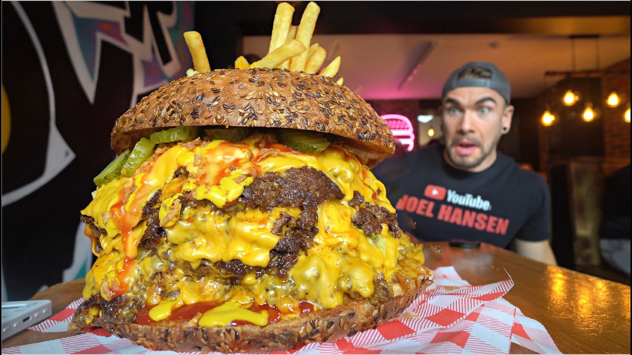 Conquering a 12lb Cheeseburger Challenge 🧀
