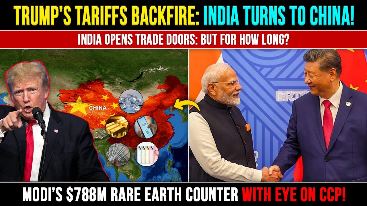 India Reopens Trade with China After 5 Years: Modi's Shocking Deal vs Trump's Tariffs 🇮🇳