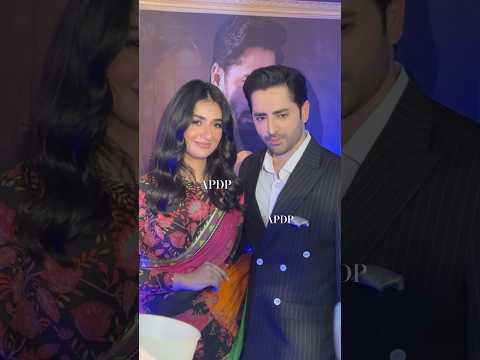 Sher aur Sherni 😍 #DanishTaimoor and #SarahKhan at the last Episode screening of #Sher