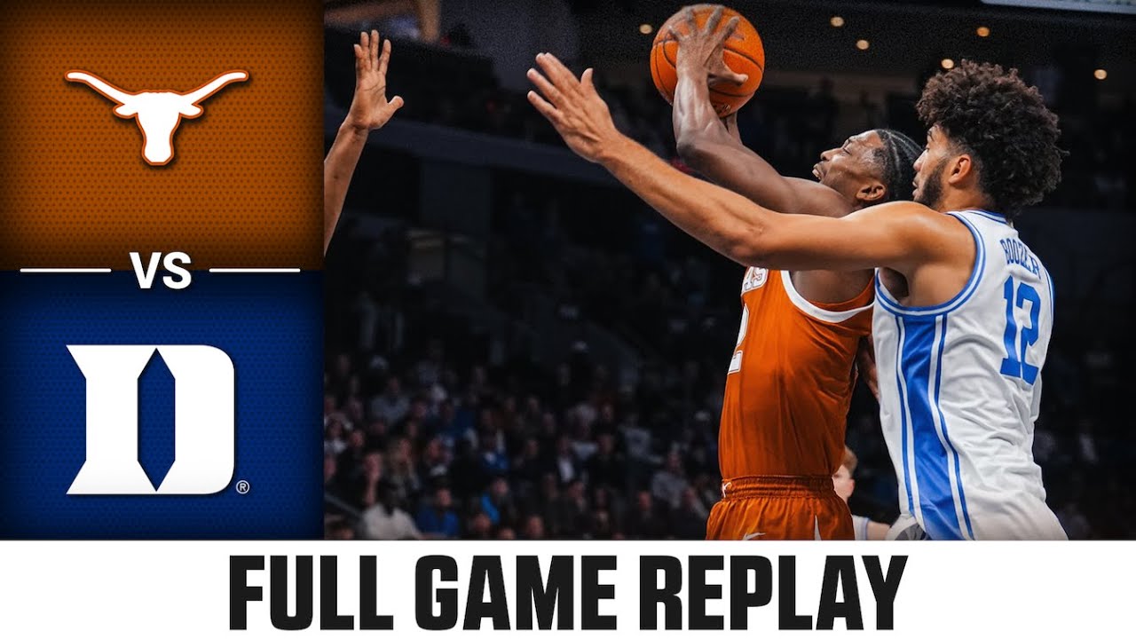 Texas vs. Duke Full Game Replay | 2025-26 ACC Basketball