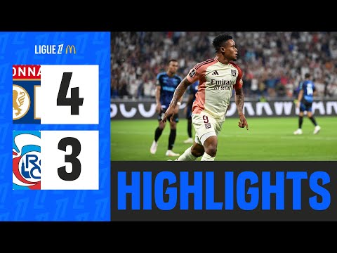OLYMPIQUE LYONNAIS - RC STRABOURG ALSACE (4-3) - 3Úme journée - Ligue 1 McDonald's 24/25