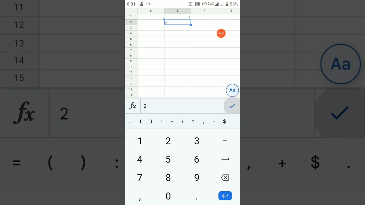 Easily Autofill Numbers in Google Sheets on Android π±